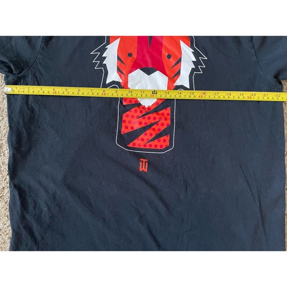 Tiger Woods Nike Short Sleeve T-shirt Frank Golf Club Head Cover Black XL JBHS - Picture 7 of 10